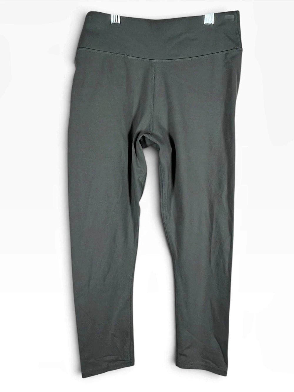 PACT Womens Cropped On The Go To Leggings Charcoal Gray XS Organic Cotton